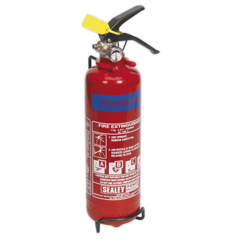 Sealey Fire Extinguisher 1kg Dry Powder