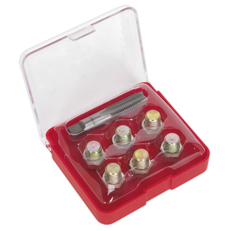 Sealey Oil Drain Plug Thread Repair Set - M13