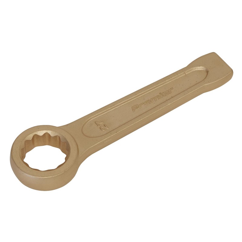 Sealey Premier Slogging Spanner Ring End 27mm - Non-Sparking