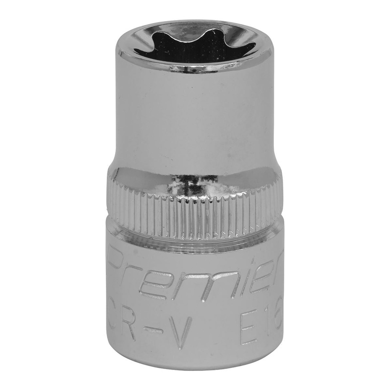 Sealey Premier TRX-Star* Socket E16 1/2"Sq Drive
