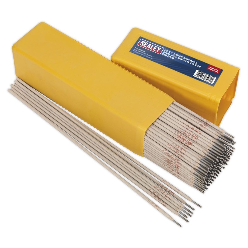 Sealey Welding Electrodes Stainless Steel 2.5 x 300mm 5kg Pack