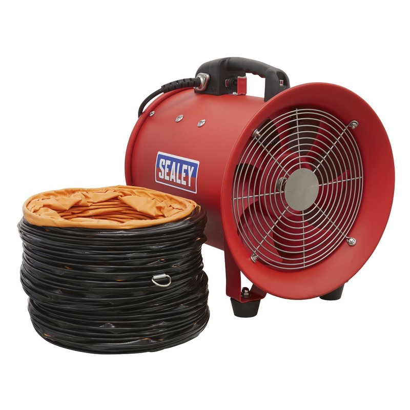 Sealey Portable Ventilator 250mm with 5m Ducting