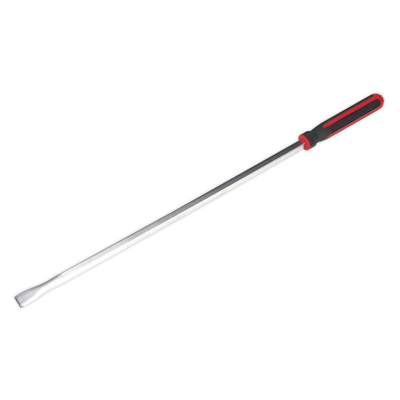 Sealey Premier Pry Bar 900mm Straight Heavy-Duty with Hammer Cap