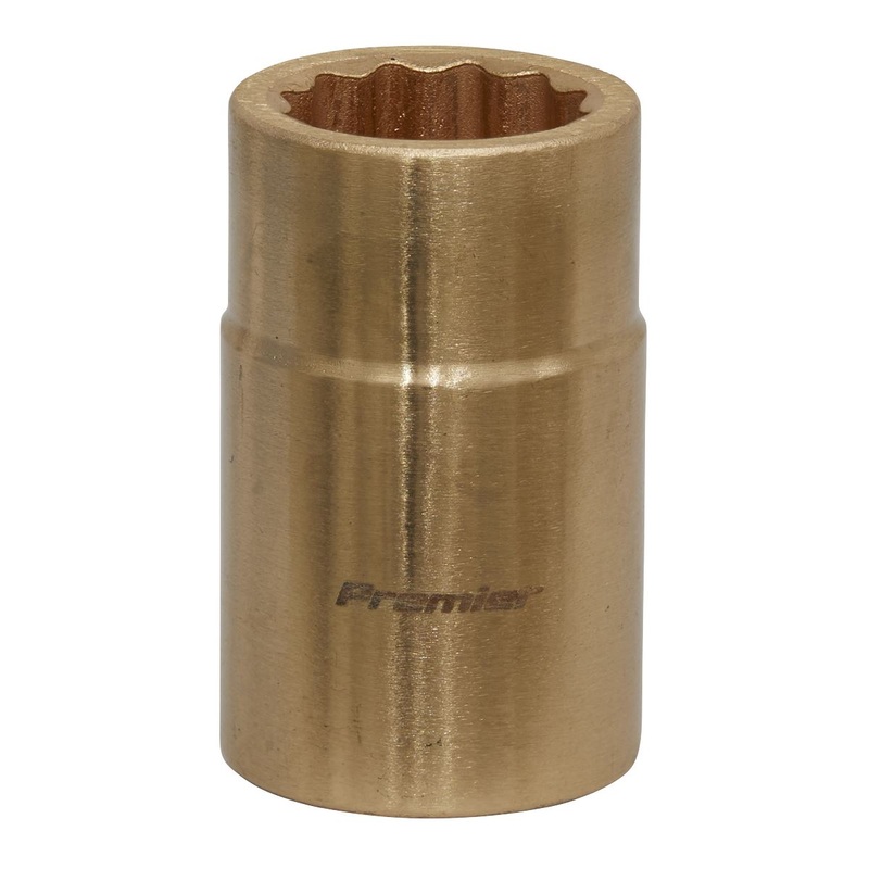 Sealey Premier Socket 16mm 1/2"Sq Drive - Non-Sparking WallDrive