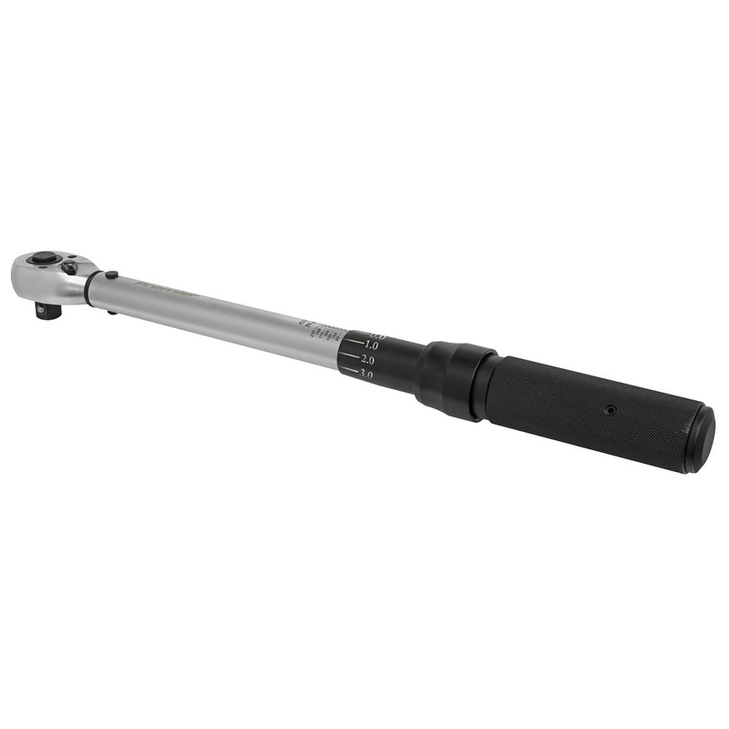 Sealey Premier Torque Wrench Micrometer Style 40-210Nm 1/2"Sq Drive