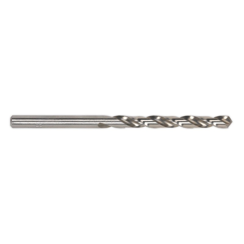 Sealey HSS Fully Ground Drill Bit 12mm Pack of 5