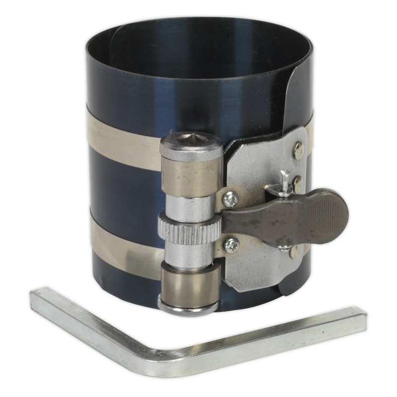 Sealey Piston Ring Compressor 75mm 60-125mm