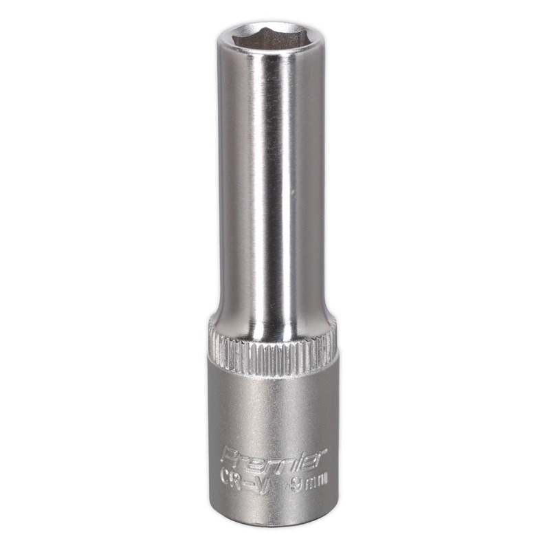 Sealey Premier WallDrive Socket 9mm Deep 3/8"Sq Drive