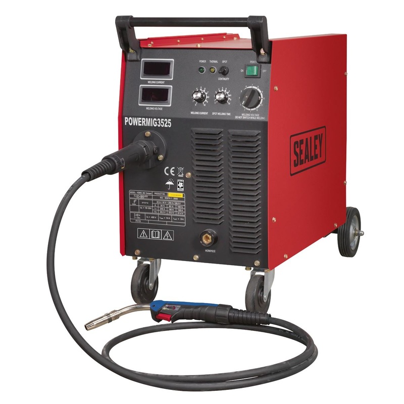 Sealey Professional MIG Welder 250A 415V 3ph with Binzel Euro Torch