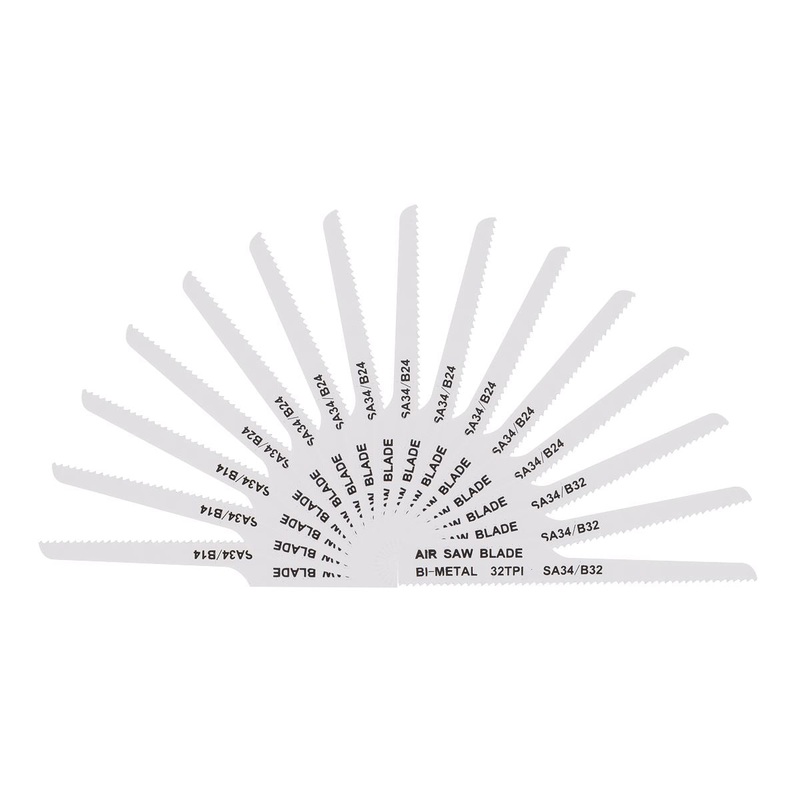 Sealey 141mm Air Saw Blades Mixed - Pack of 15