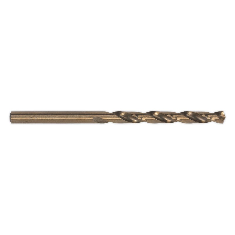 Sealey HSS Cobalt Fully Ground Drill Bit 2.5mm Pack of 10