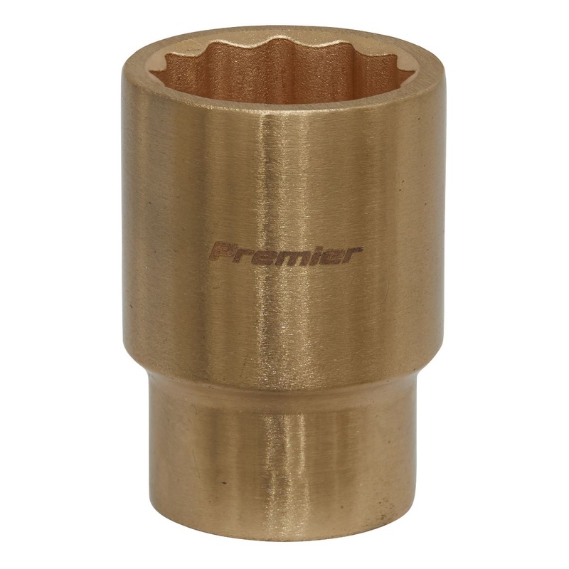 Sealey Premier Socket 22mm 1/2"Sq Drive - Non-Sparking WallDrive