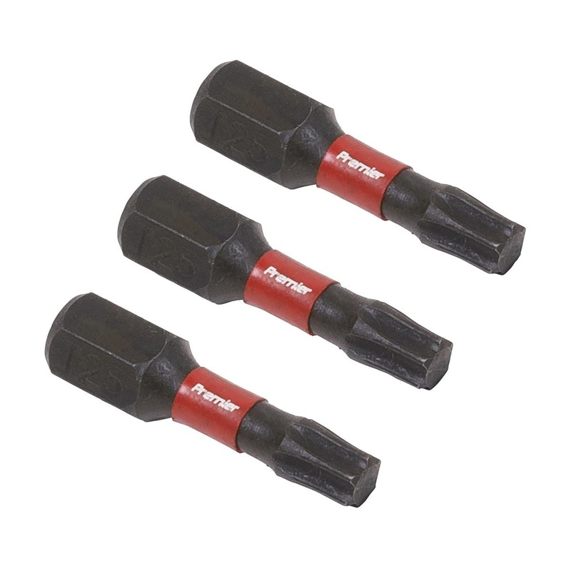 Sealey Premier TRX-Star* T25 Impact Power Tool Bits 25mm - 3pc
