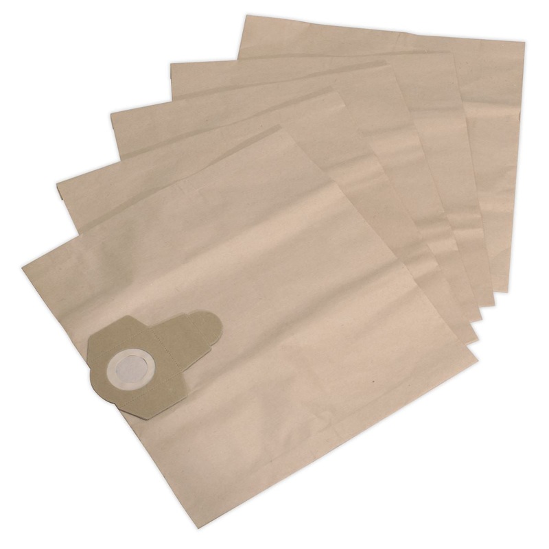 Sealey Dust Collection Bag for PC300 Series Pack of 5