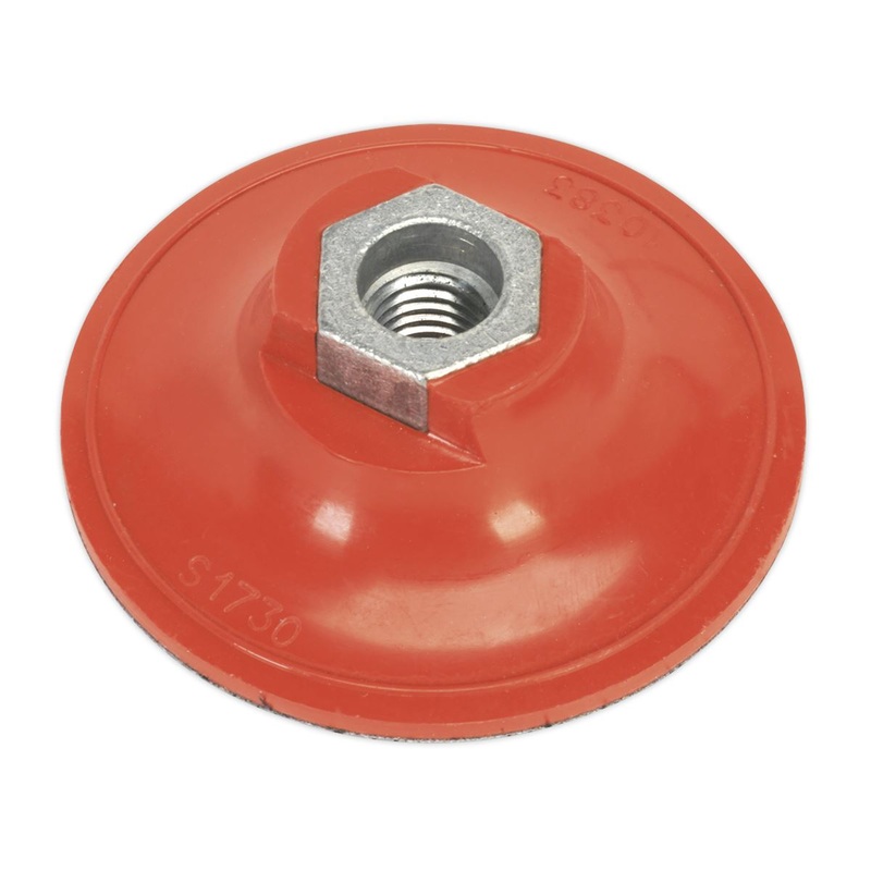 Sealey Hook-and-Loop Backing Pad 75mm M14 x 2mm