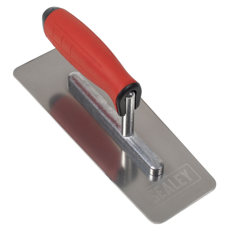 Sealey Stainless Steel 240mm Venetian Trowel - Rubber Handle