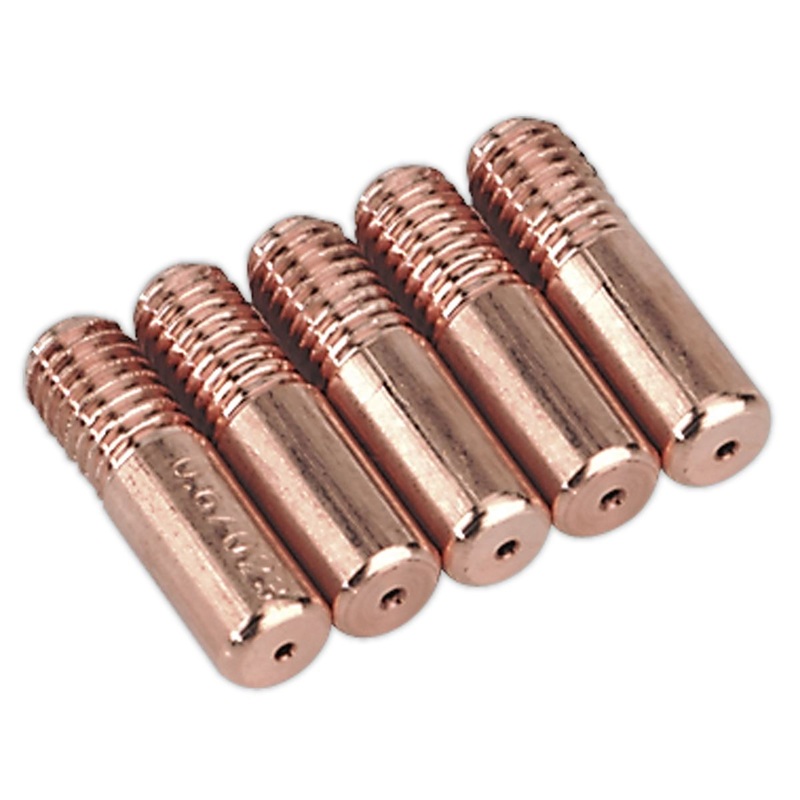 Sealey Contact Tip 0.8mm MB14 Pack of 5