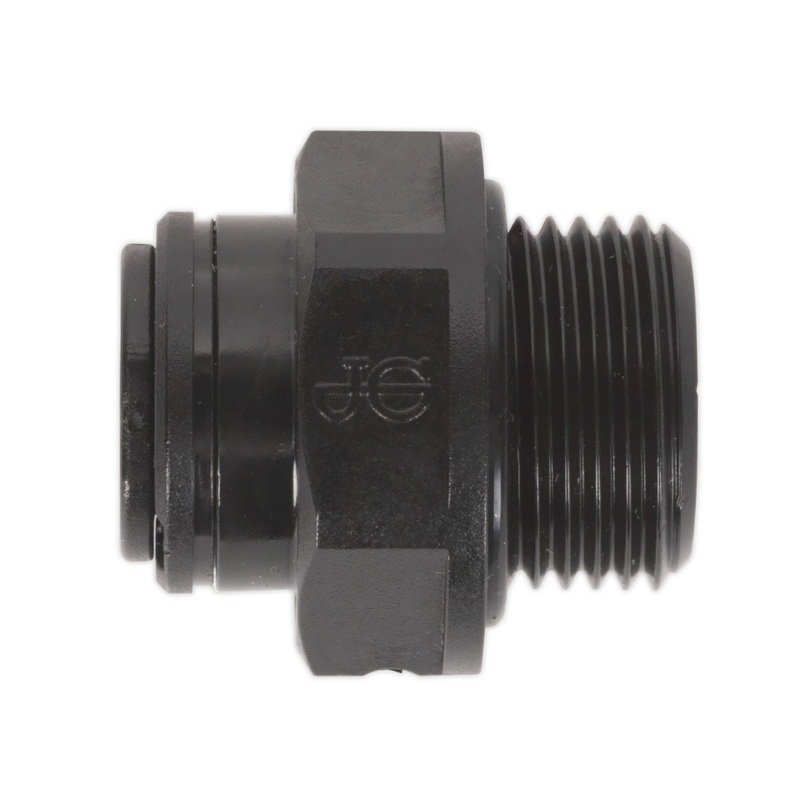 Sealey Straight Adaptor 8mm x 3/8"BSP Pack of 5 (John Guest Speedfit)