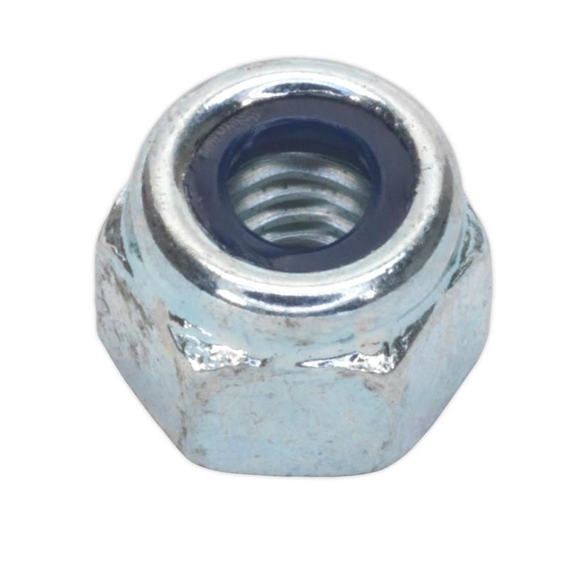 Sealey Nylon Locknut M5 Zinc Pack of 100
