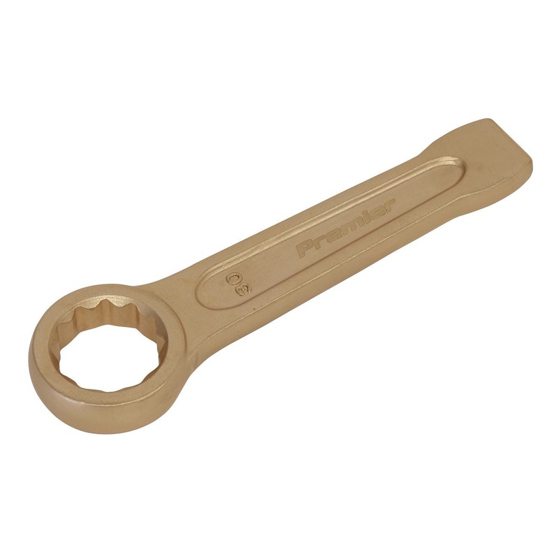 Sealey Premier Slogging Spanner Ring End 30mm - Non-Sparking