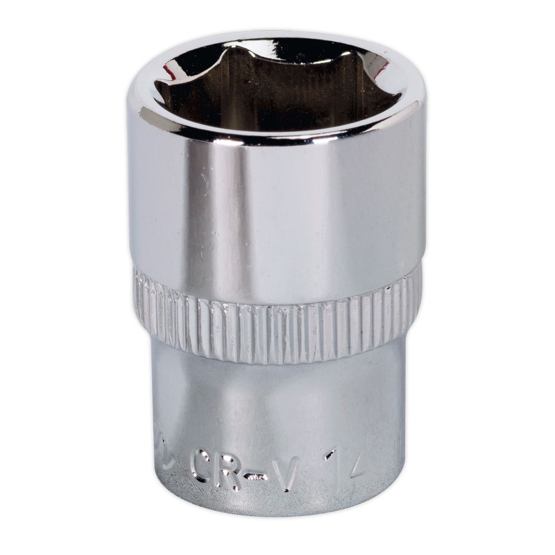 Sealey Premier WallDrive Socket 14mm 3/8"Sq Drive Fully Polished