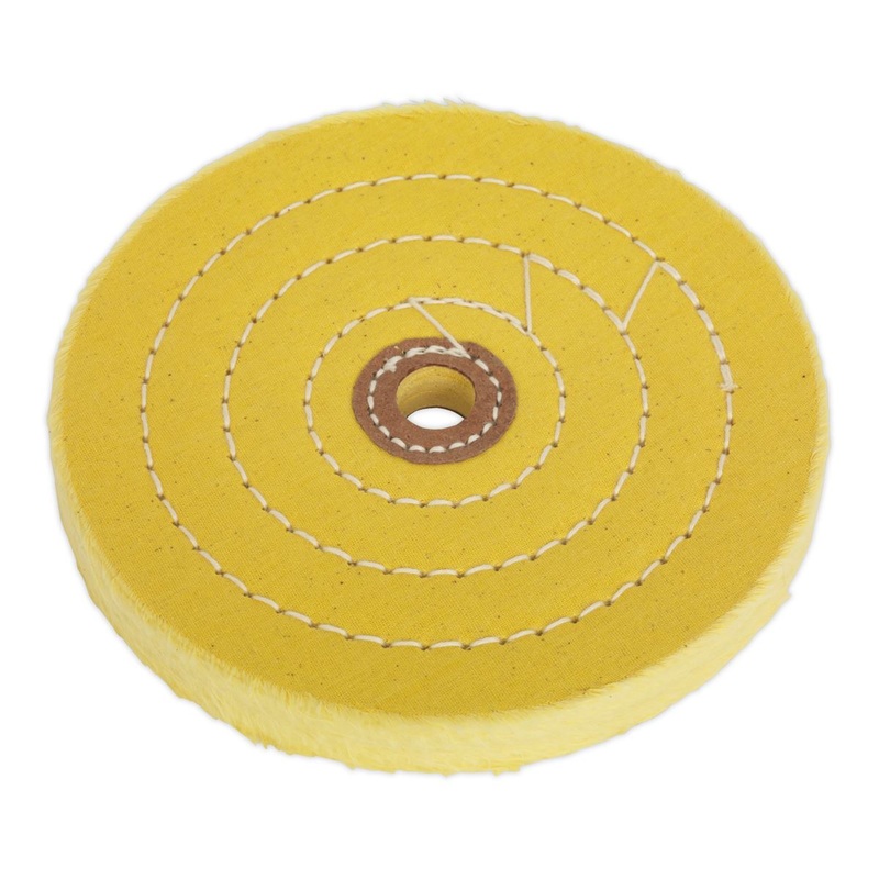 Sealey Buffing Wheel 150 x 13mm 13mm Bore Coarse