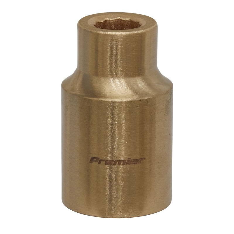 Sealey Premier Socket 8mm 1/2"Sq Drive - Non-Sparking WallDrive
