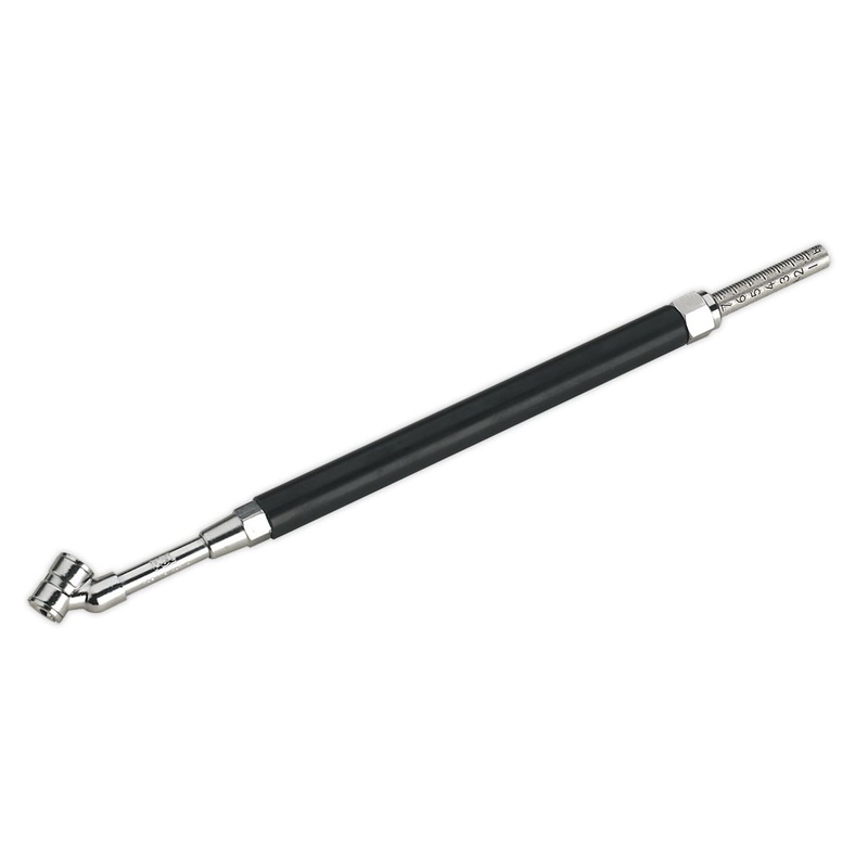 PCL Tyre Pressure Gauge Deluxe Twin Push-On Connector 0-11bar(0-160psi)