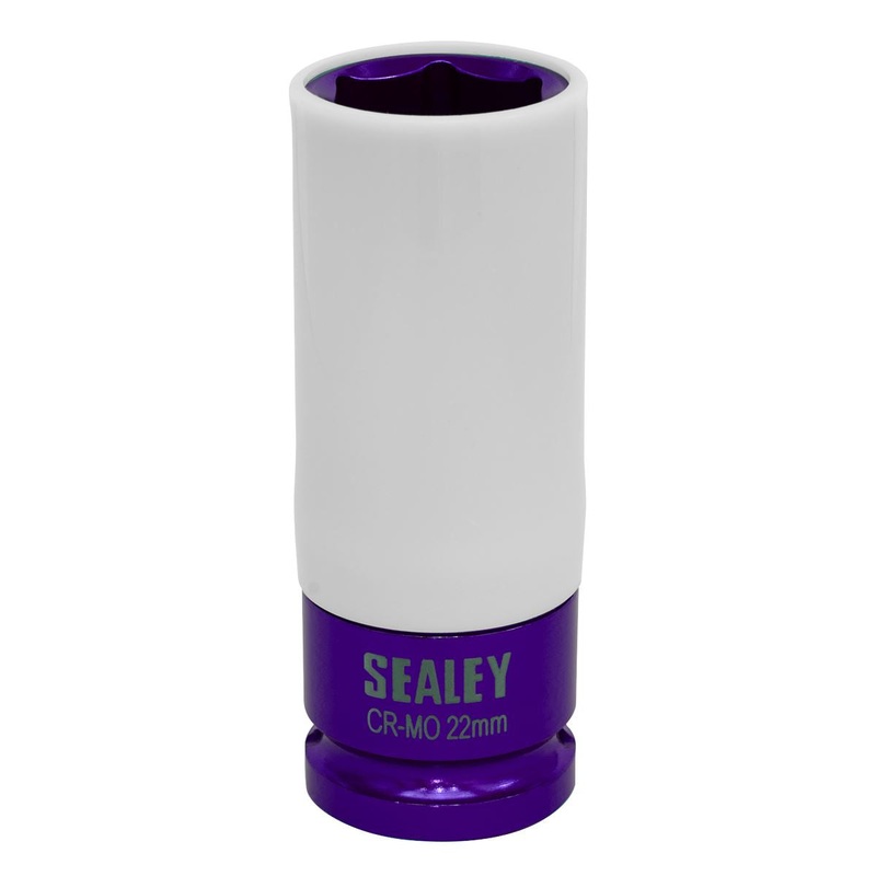 Sealey Alloy Wheel Impact Socket 22mm 1/2"Sq Drive