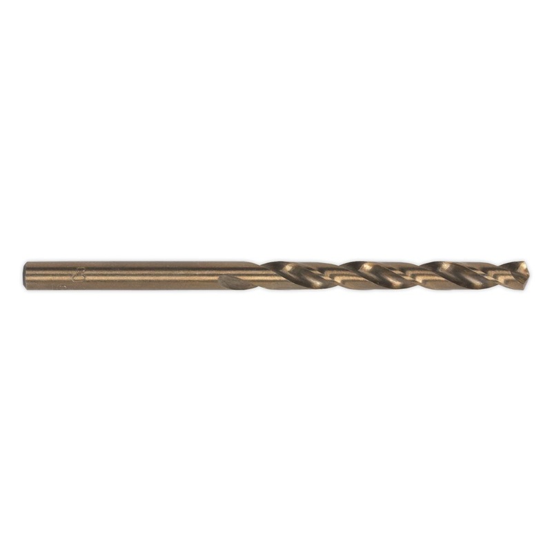 Sealey HSS Cobalt Fully Ground Drill Bit 4.5mm Pack of 10