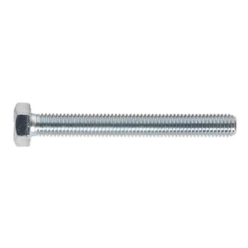 Sealey HT Setscrew M8 x 70mm 8.8 Zinc Pack of 25