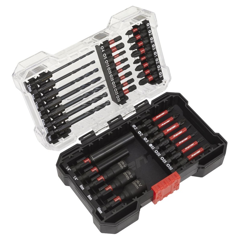 Sealey Premier Power Tool Bit Set 35pc Impact Grade