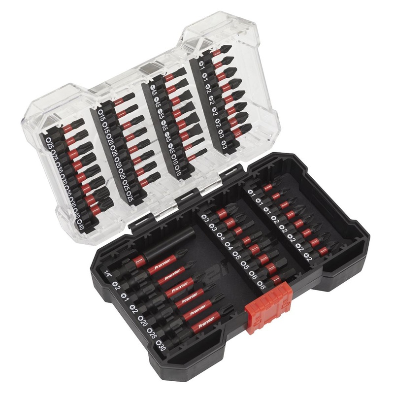 Sealey Premier Power Tool Bit Set 55pc Impact Grade