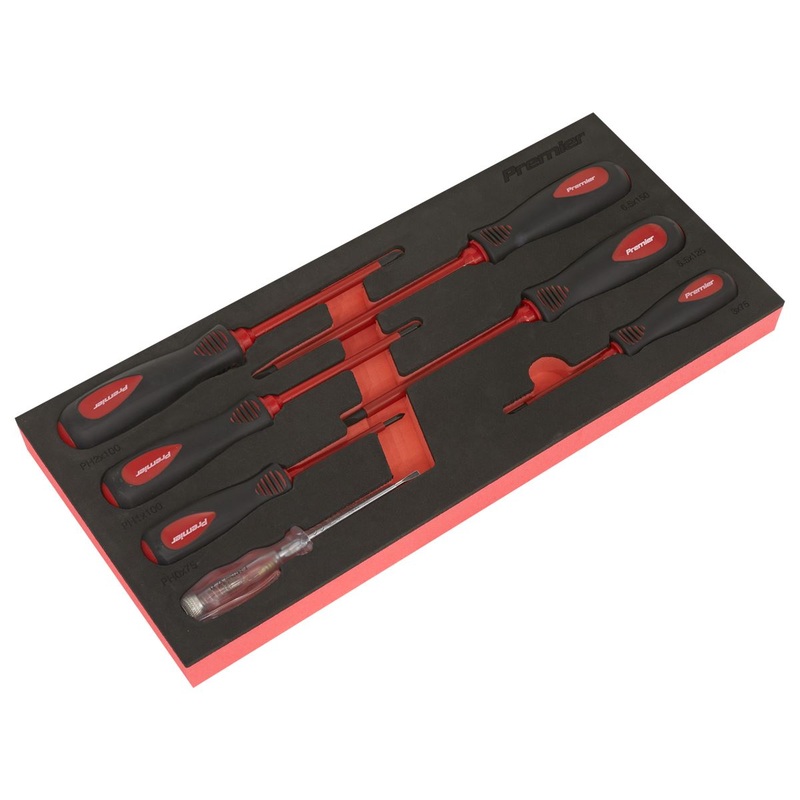 Sealey Premier Screwdriver Set 7pc VDE Approved