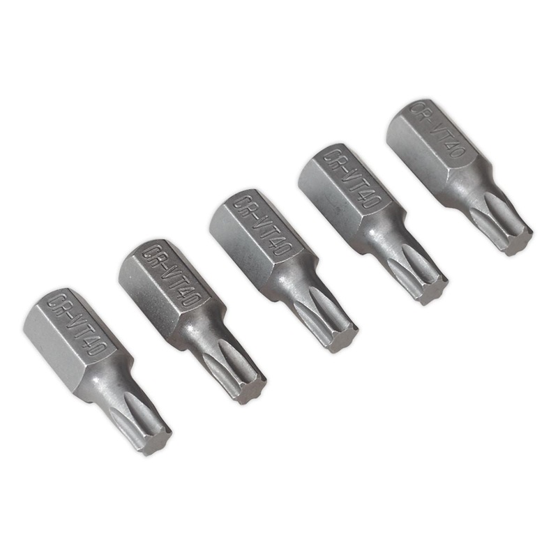 Sealey Premier TRX-Star* T40 Bit Short Pack of 5