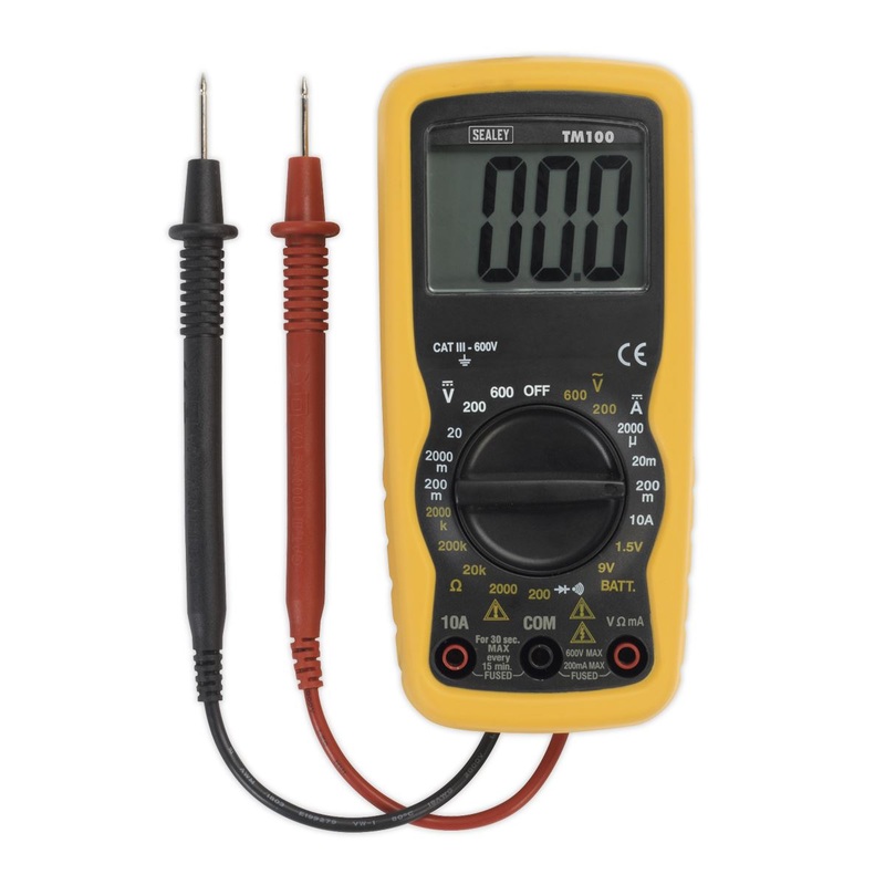 Sealey Professional Digital Multimeter - 6-Function