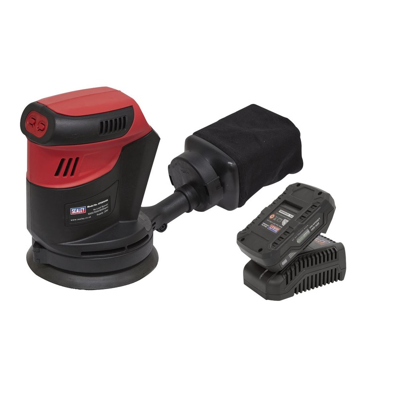 Sealey Cordless Orbital Palm Sander Kit 125mm 20V 2Ah SV20 Series