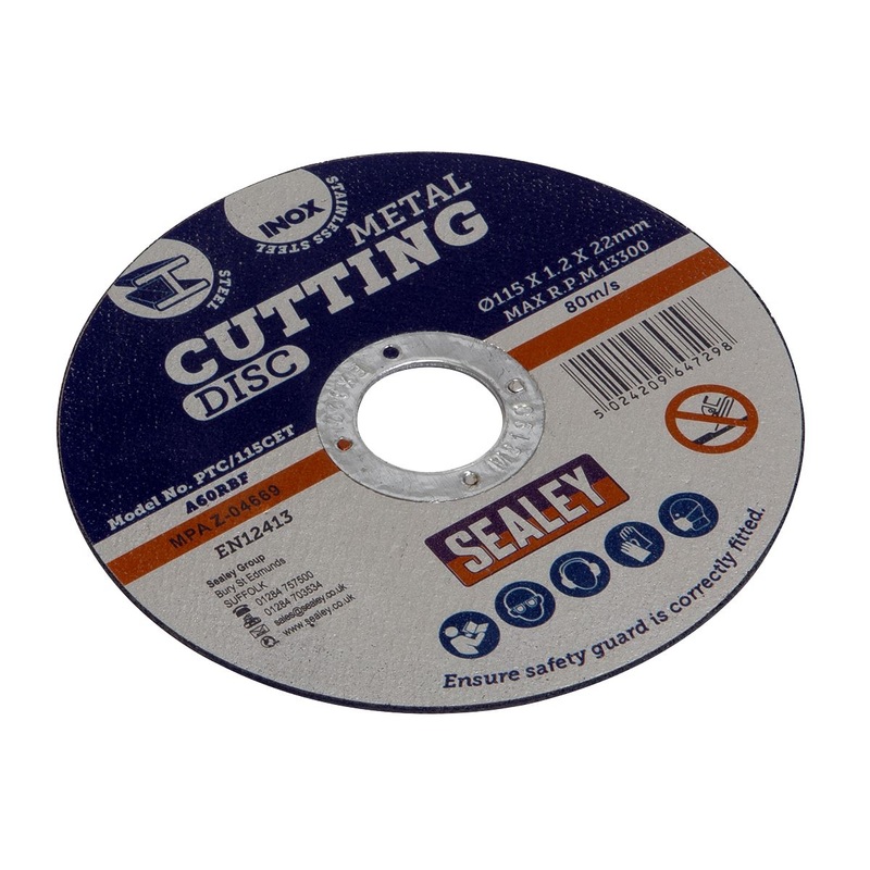 Sealey Cutting Disc 115 x 1.2mm 22mm Bore