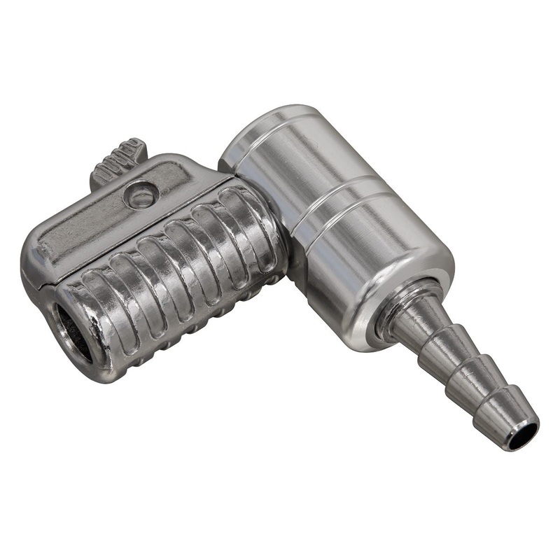 PCL 90 Angled Swivel Tyre Inflator Clip-On Connector 6mm Bore