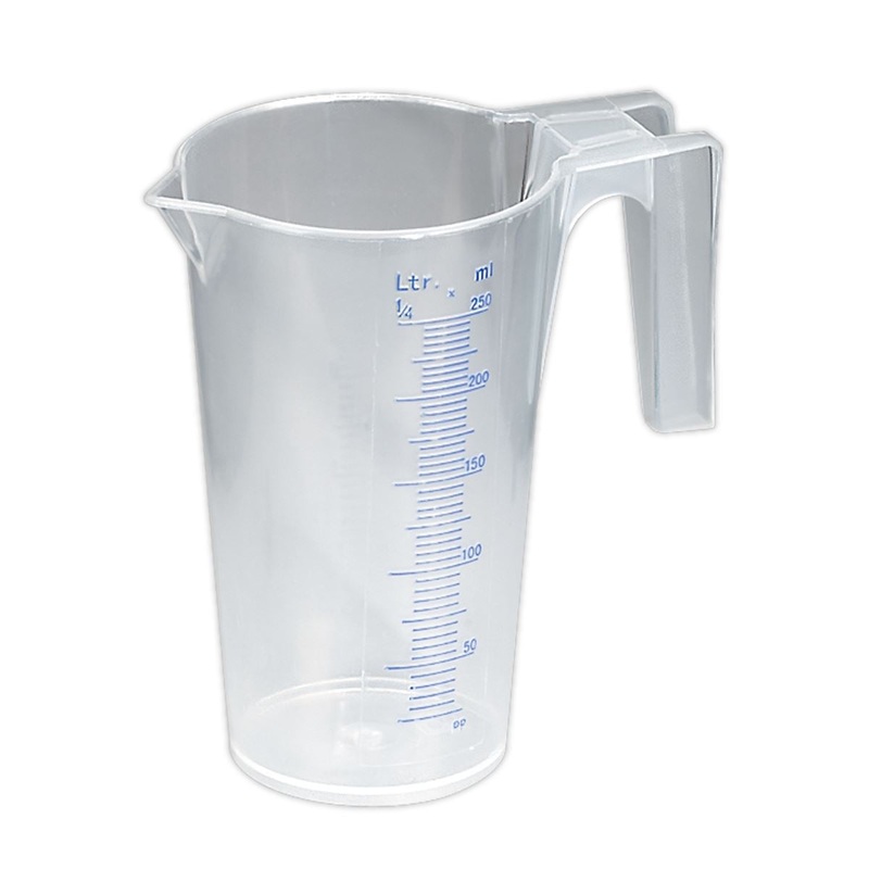 Sealey Measuring Jug Translucent 0.25L