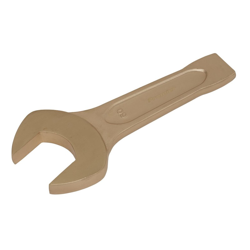 Sealey Premier Slogging Spanner Open-End 60mm - Non-Sparking