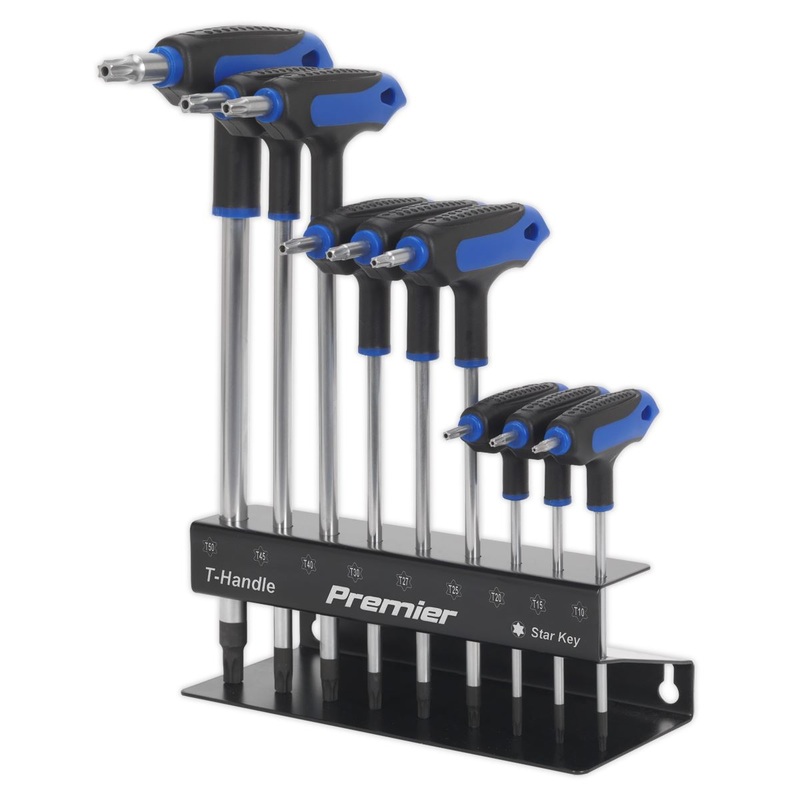 Sealey Premier TRX-Star* Key Set 9pc T-Handle