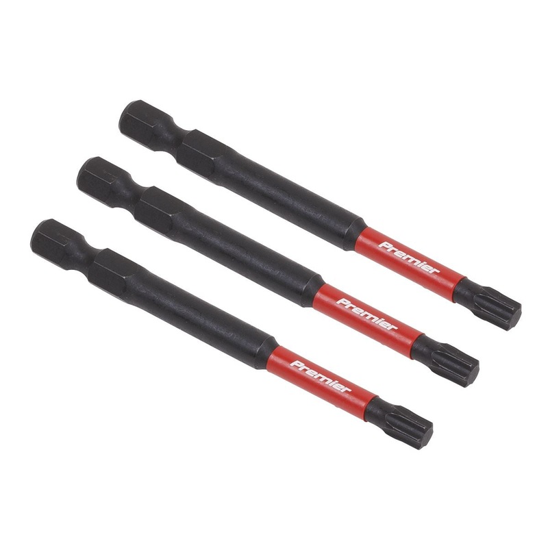 Sealey Premier TRX Star* T27 Impact Power Tool Bits 75mm - 3pc