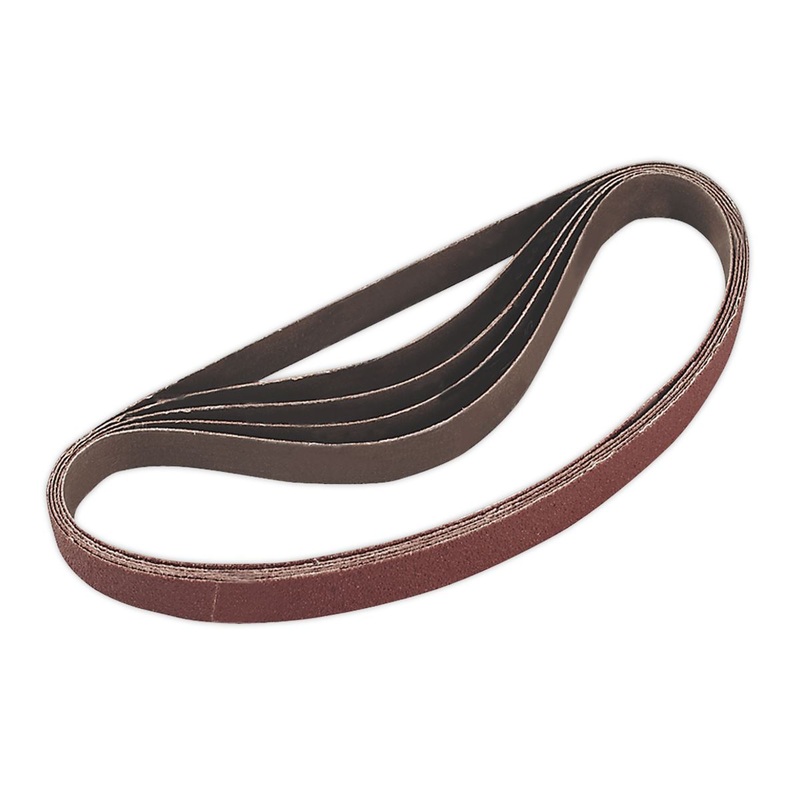 Sealey Sanding Belt 20 x 520mm 60Grit Pack of 5