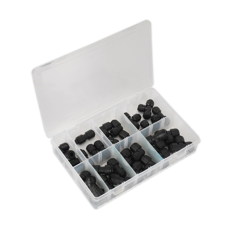 Sealey Speedfit Coupling Assortment 32pc 6 & 8mm Metric