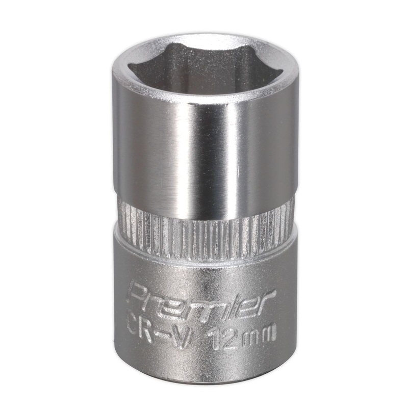 Sealey Premier WallDrive Socket 12mm 3/8"Sq Drive