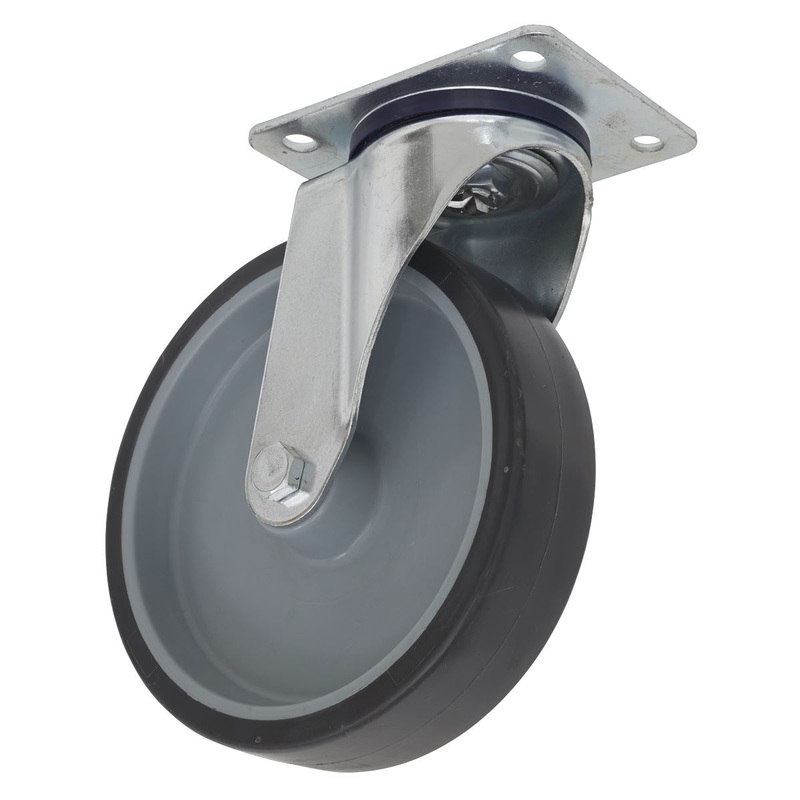 Sealey Medium-Duty Thermoplastic Swivel Castor Wheel 50mm - Trade