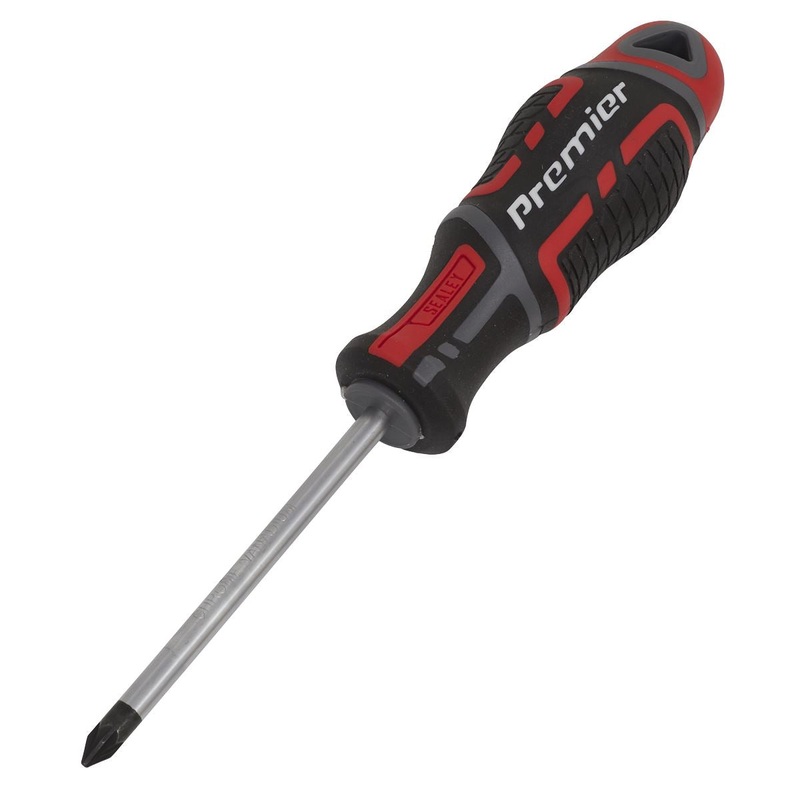 Sealey Premier Screwdriver Pozi #1 x 75mm GripMAX