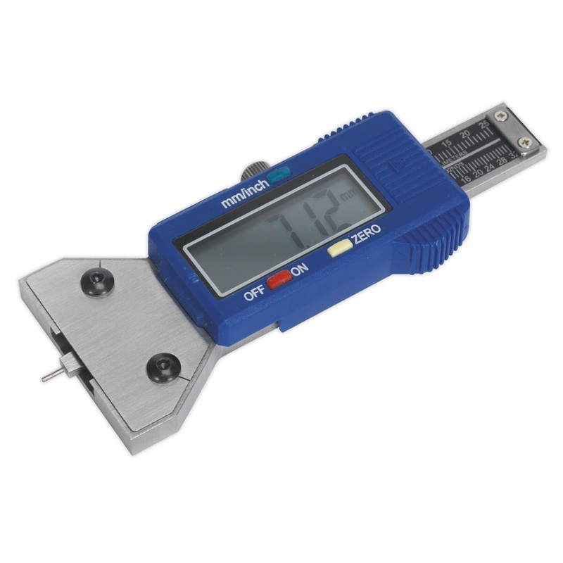 Sealey Digital Tyre Tread Depth Gauge - Pin Tip