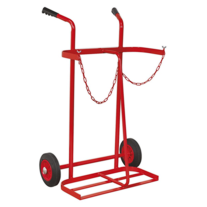 Sealey Welding Bottle Trolley - 2 Bottle